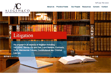 Tablet Screenshot of alegehlaw.com